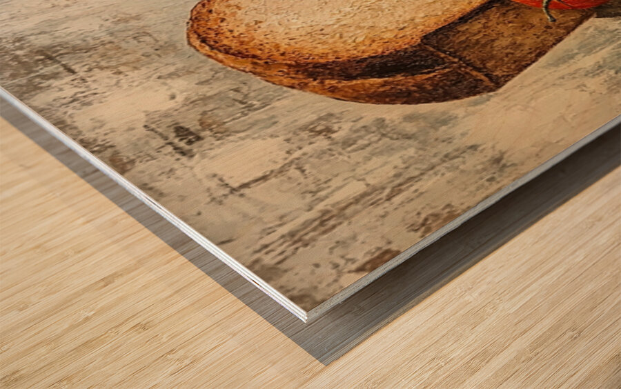Beneath the Crust: A Table of Stories Wood print