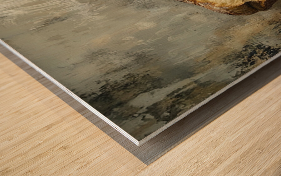 Hunger & Heat: A Rusted Morning Wood print