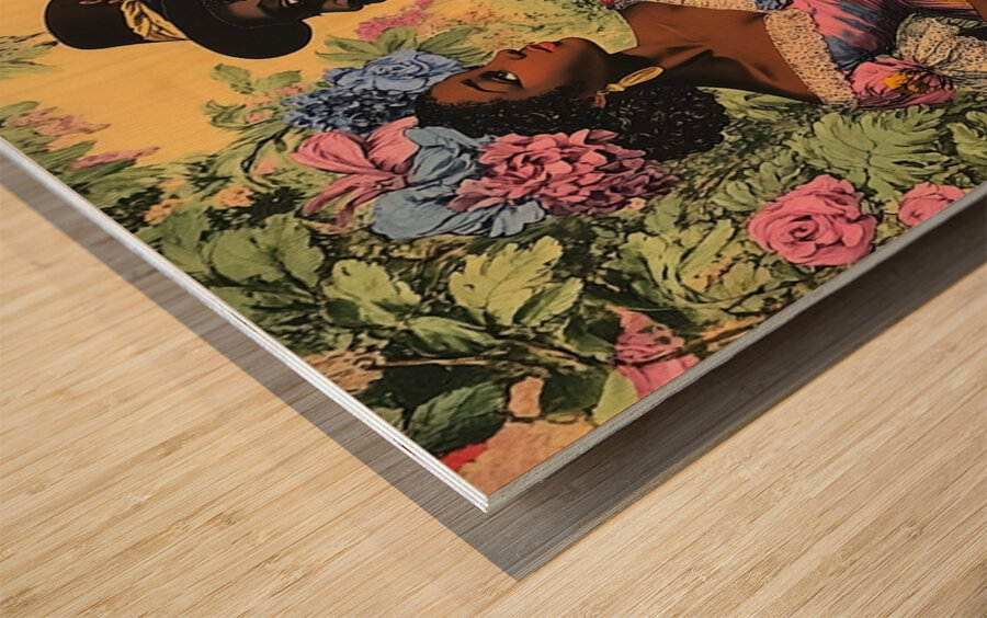 Their Garden Was a Kingdom Wood print