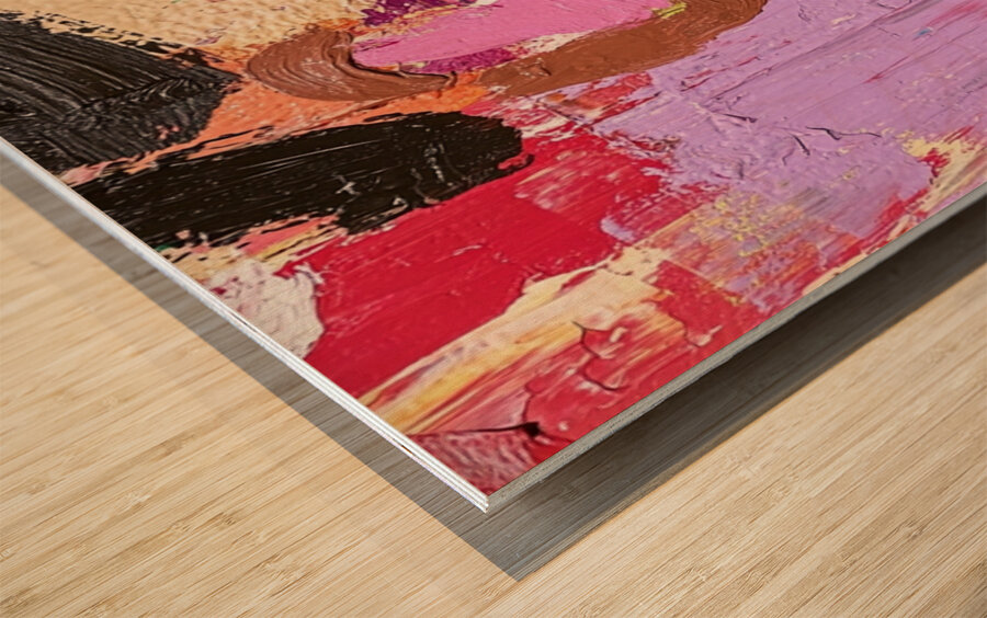 Fragments of Her Voice Wood print