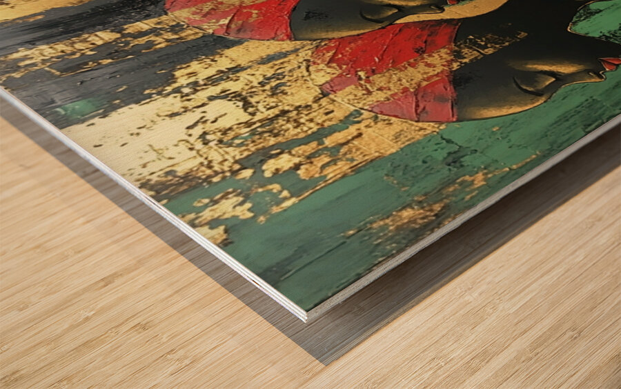 We Remember in Threes Wood print