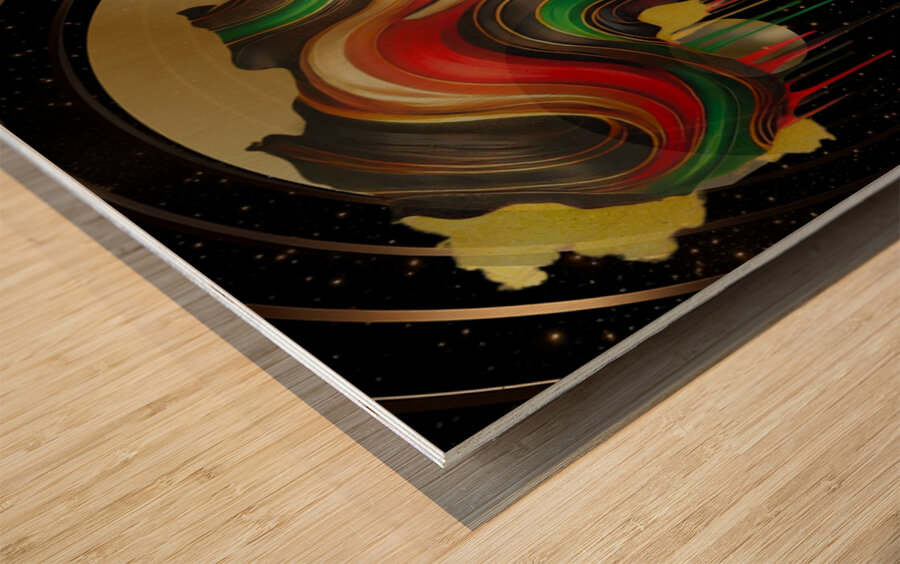 Eternal Swirl Wood print