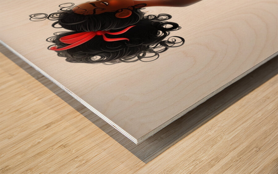 Waiting to Twirl Wood print