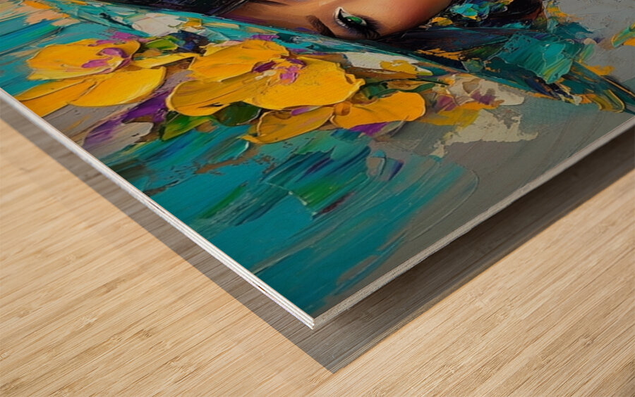 Velvet Dusk Wood print