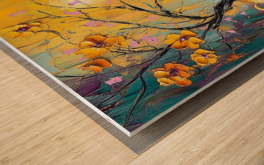 Sun-Kissed Silence Wood print