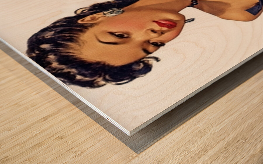 Velvet Dusk Wood print