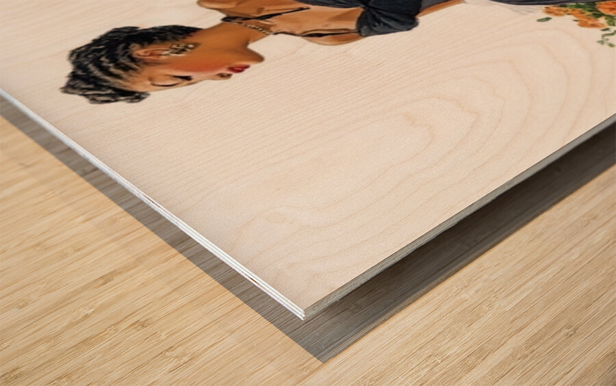 The Garden Whisper Wood print