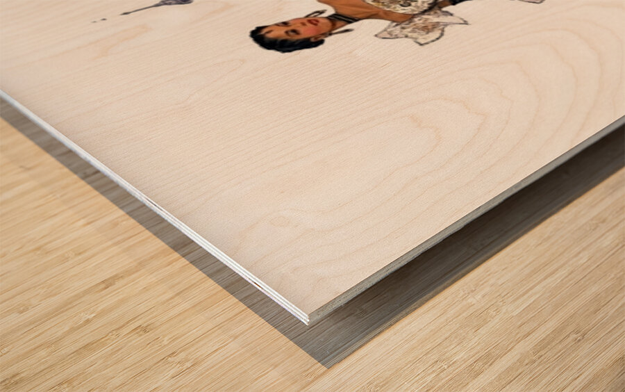 Baroque Heiress Wood print