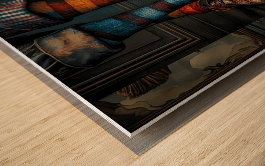 Symphony in Mismatch Wood print