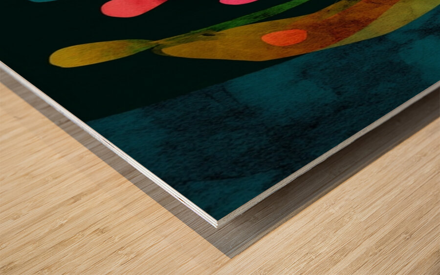 Gathering of Light Wood print