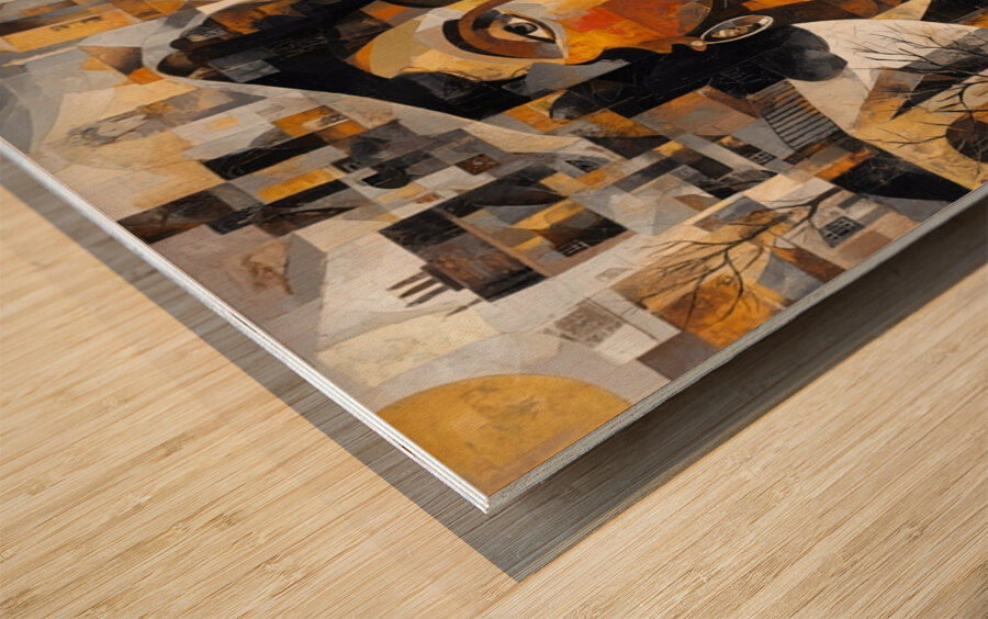 Echoes of the Bridge Wood print