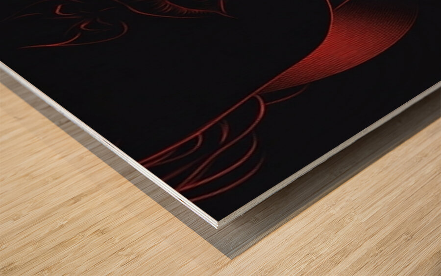 The Discipline of Silence Wood print