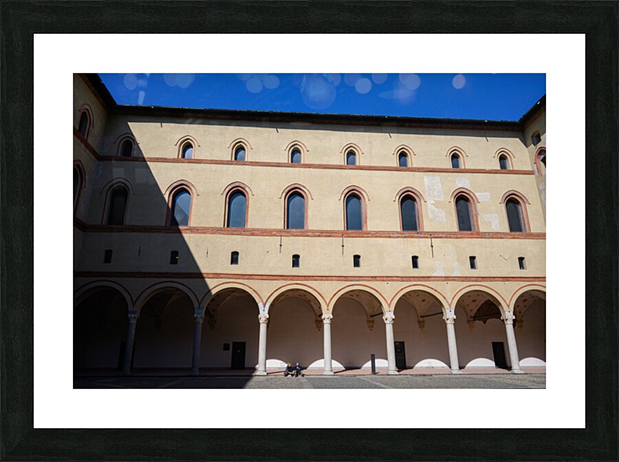 Cortile della Rocchetta Picture Frame print