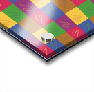 Multi color square  Acrylic print