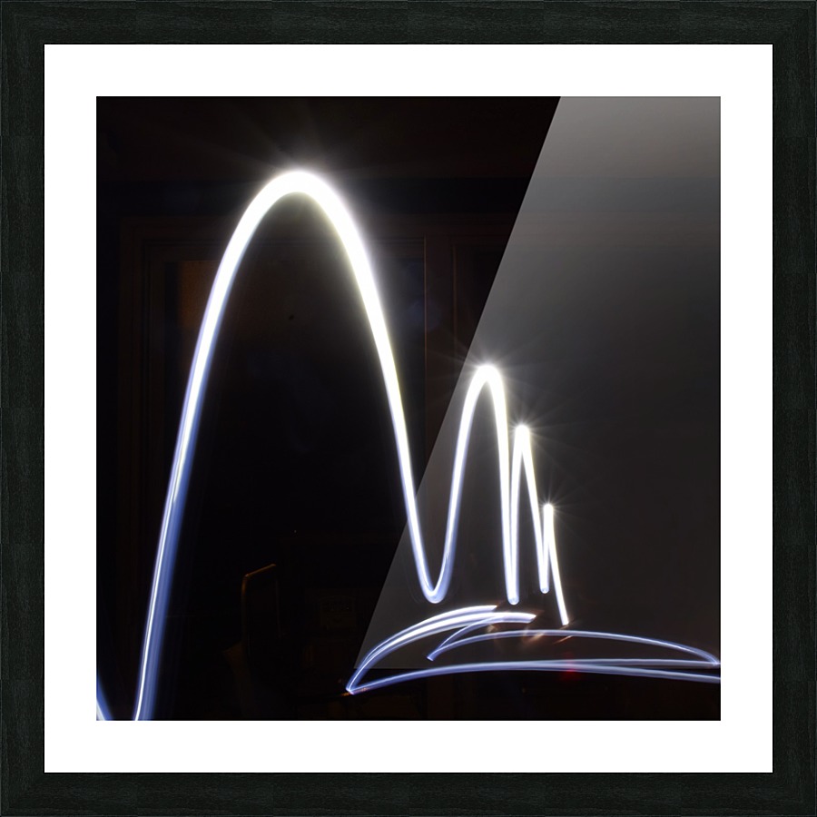 Light Trail  Picture Frame print