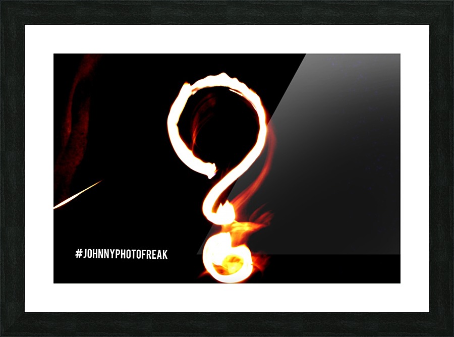 Question Mark  Picture Frame print