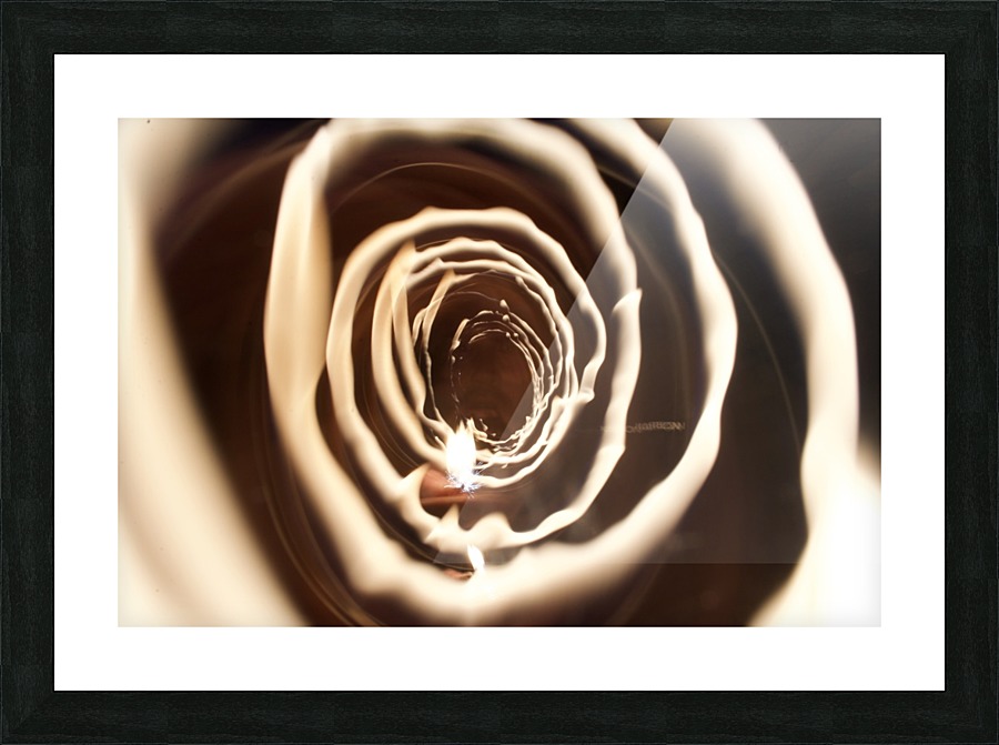 Fire tunnel 2 Picture Frame print