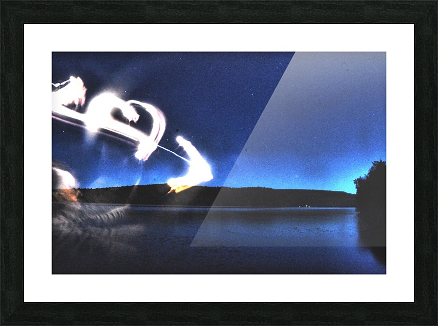 Light trail  Picture Frame print