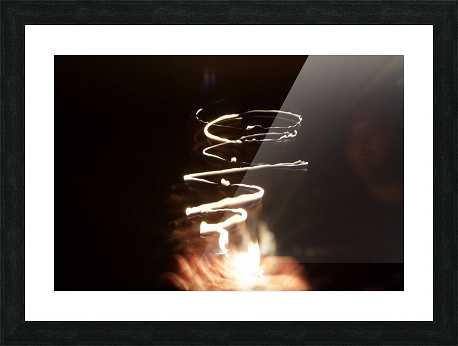 Fire twisted  Picture Frame print