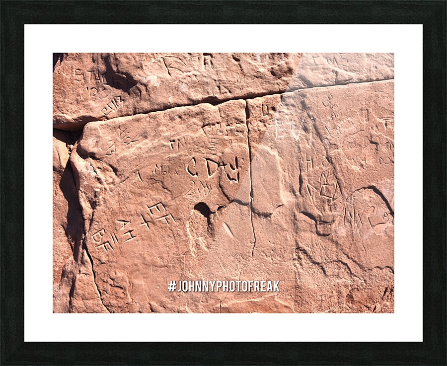 Rock wall  Picture Frame print