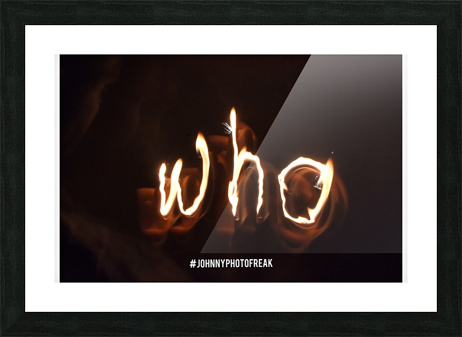 Who  Picture Frame print