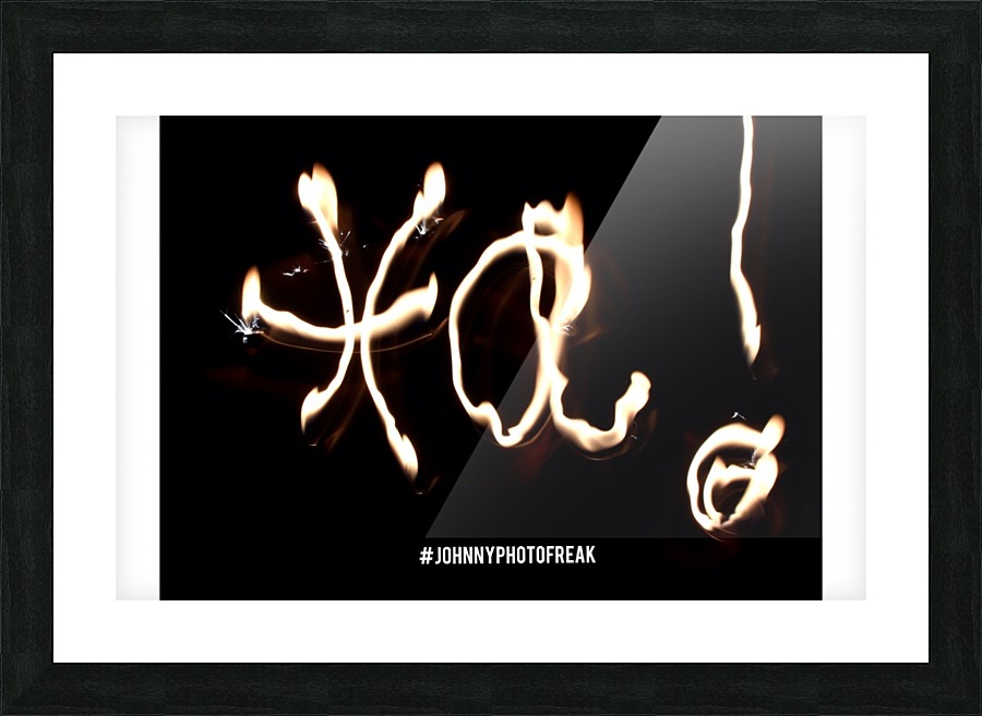 Ha   Word  Picture Frame print
