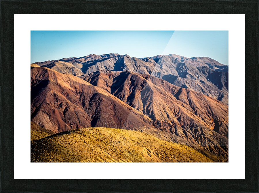 Death Valley mountain Picture Frame print