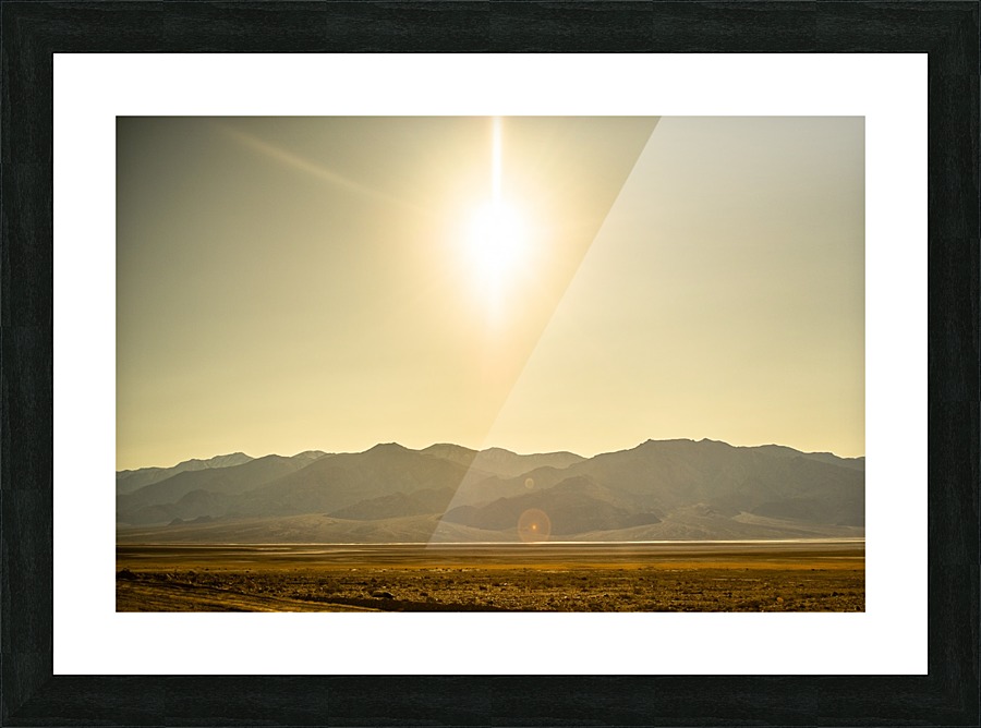 Desert Sun  Picture Frame print