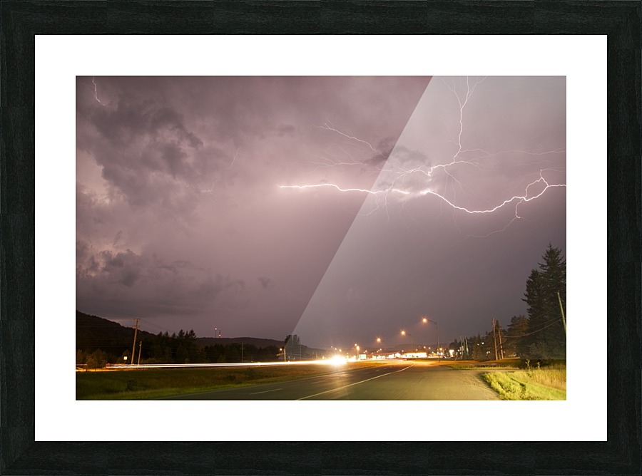 Lightning Catch  Picture Frame print