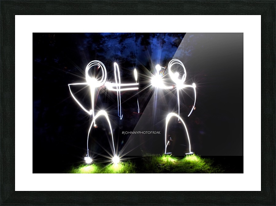 Stickman Bro  Picture Frame print