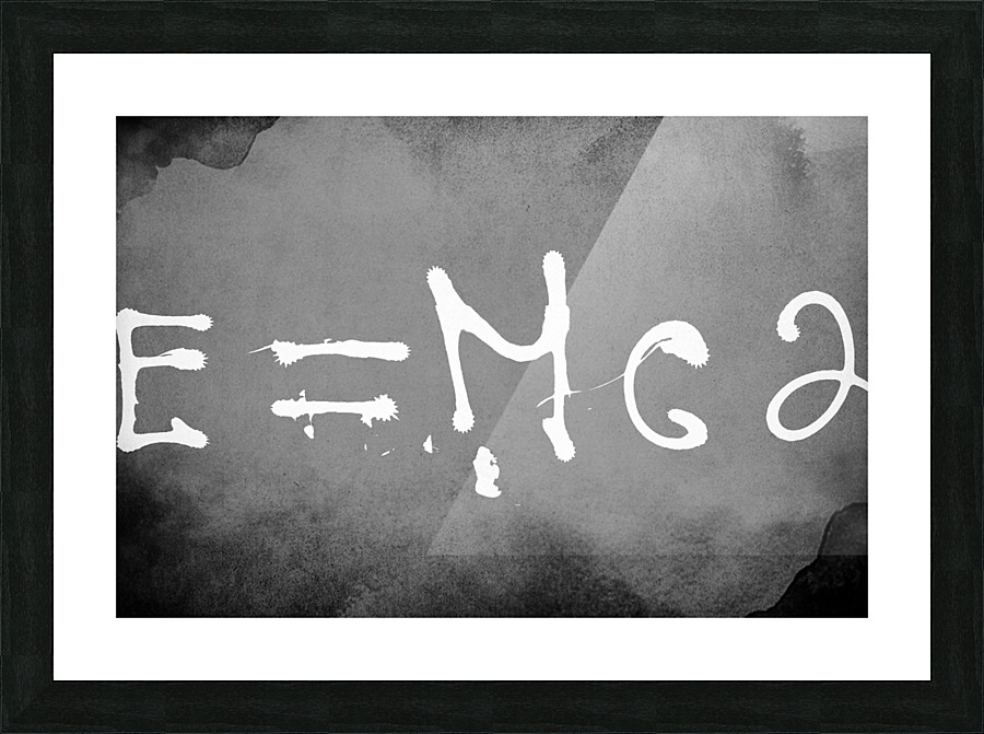E=mc2 Picture Frame print