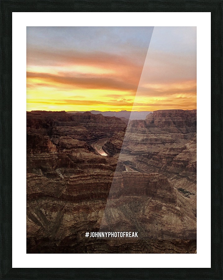 Canyon Sunset Picture Frame print