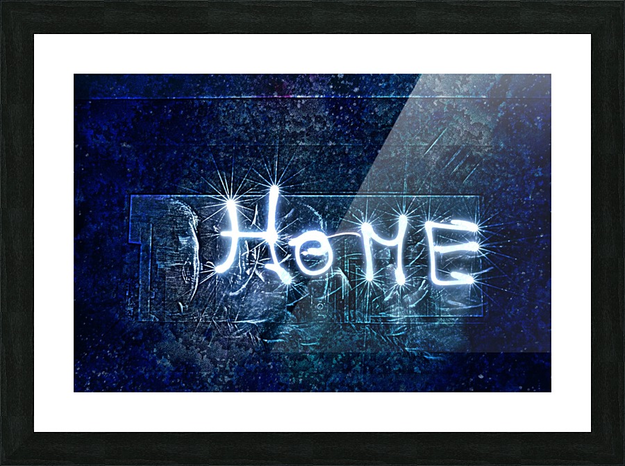 HOME Picture Frame print