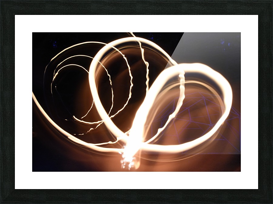 Tourbillon de feu Picture Frame print