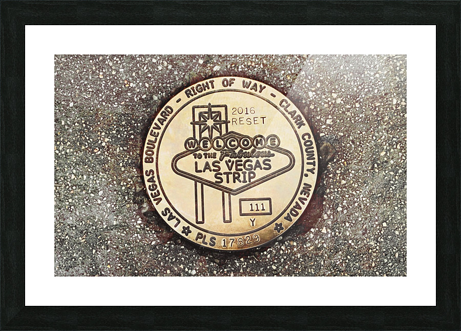 Vegas Strip Picture Frame print