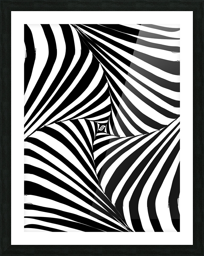 zebra abstract Picture Frame print