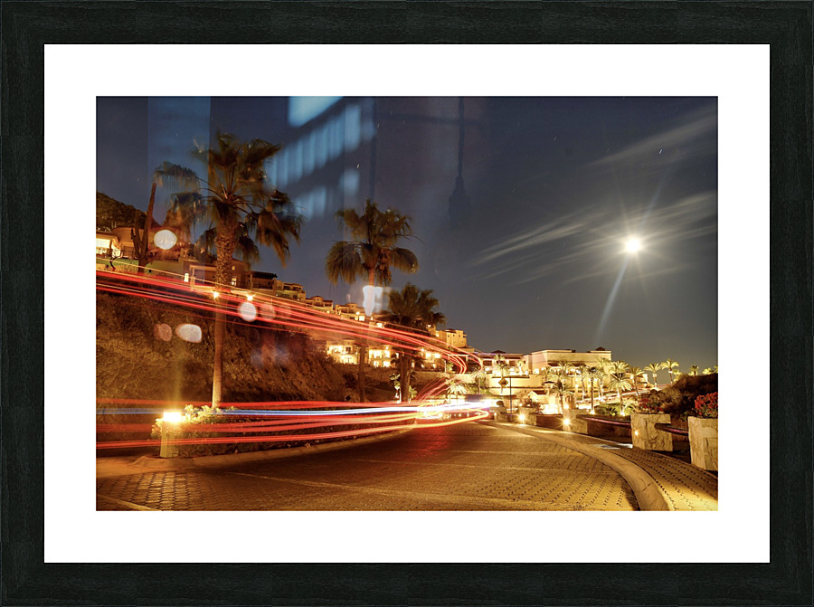 MonteCristo Light Trail  Picture Frame print