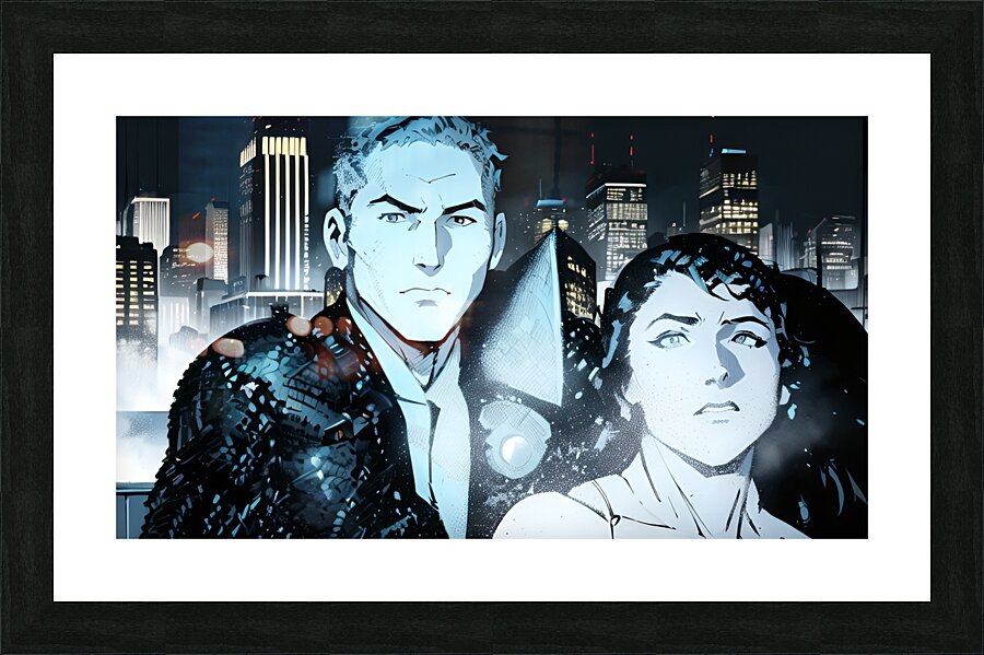 City escape  Picture Frame print