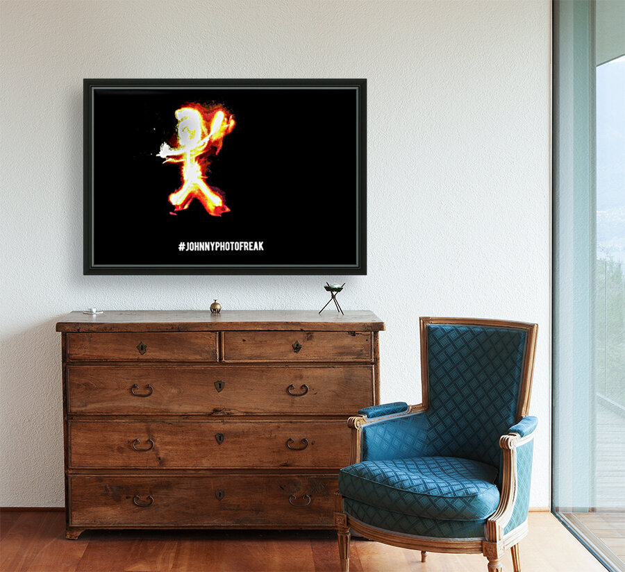 Fire Stick Man  Reproduction