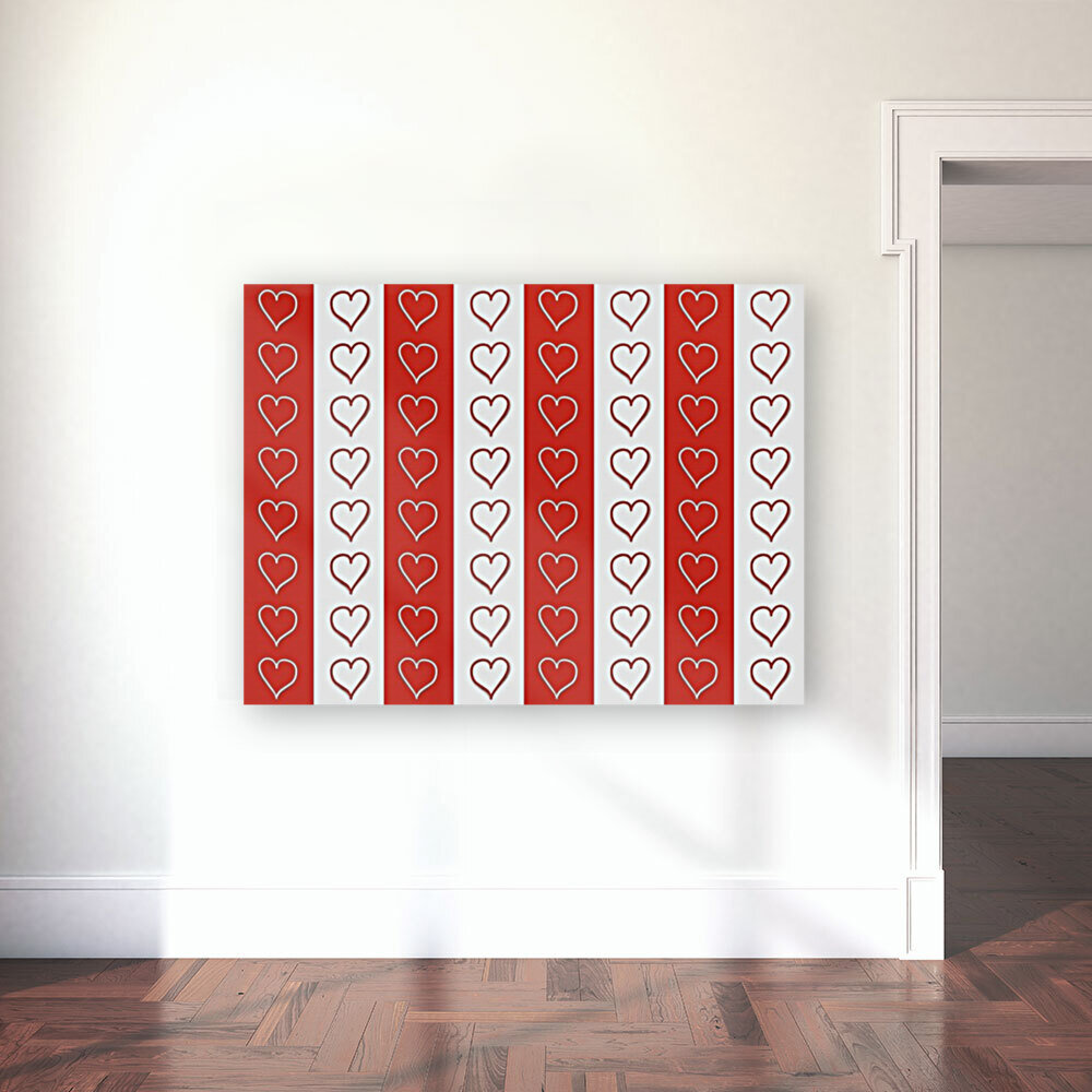 Hearts pattern Reproduction