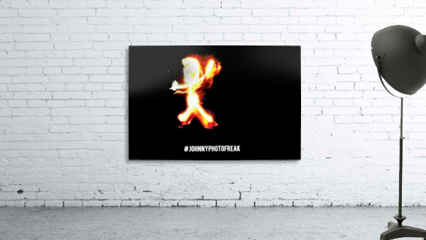 Fire Stickman Wall Preview