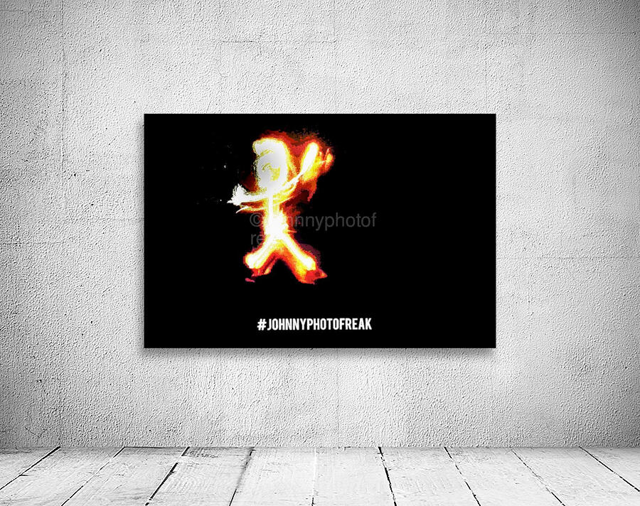 Fire Stick Man  Wall Preview