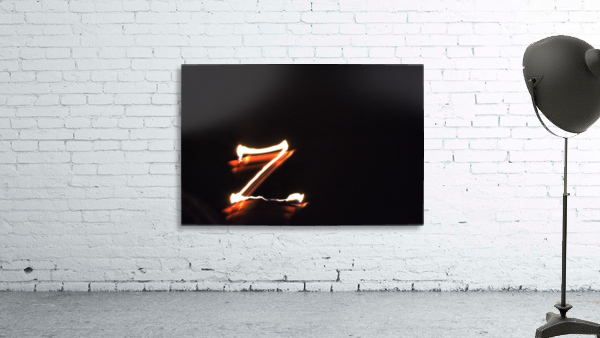 Letter Z  Wall Preview