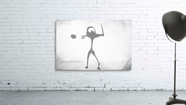 Stick man Ink Wall Preview