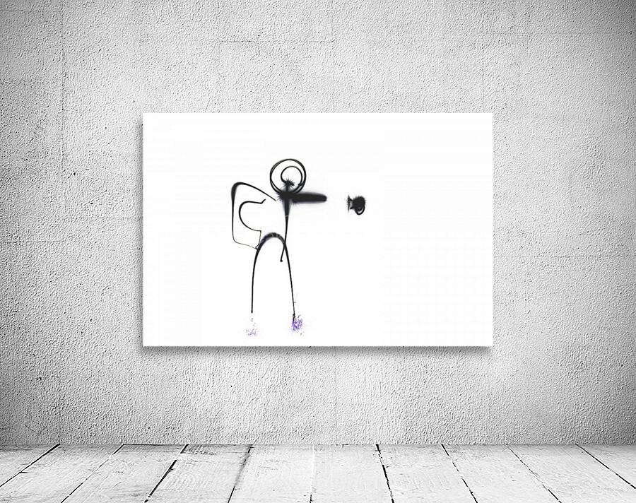 Stick man punch  Wall Preview