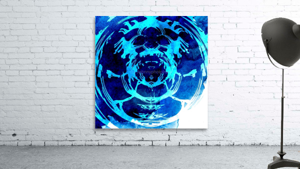 Blue Art Wall Preview