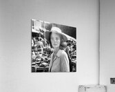 black and white portrait of a woman  Acrylic Print