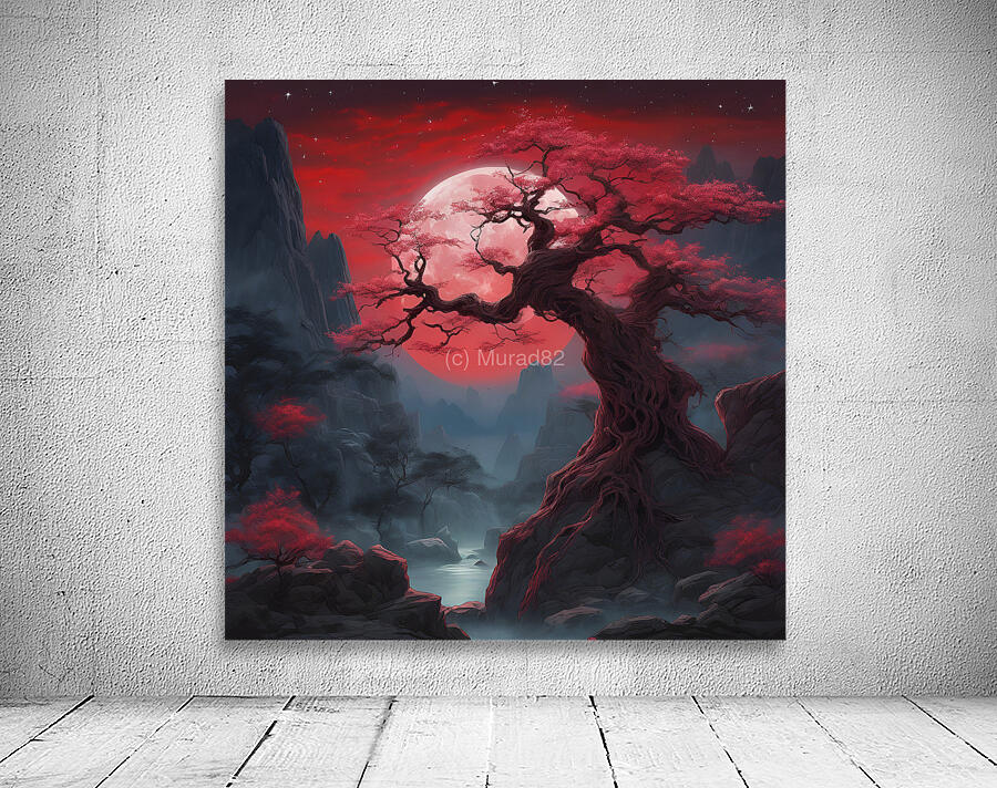 the ethereal beauty of a mystical landscape und Wall Preview