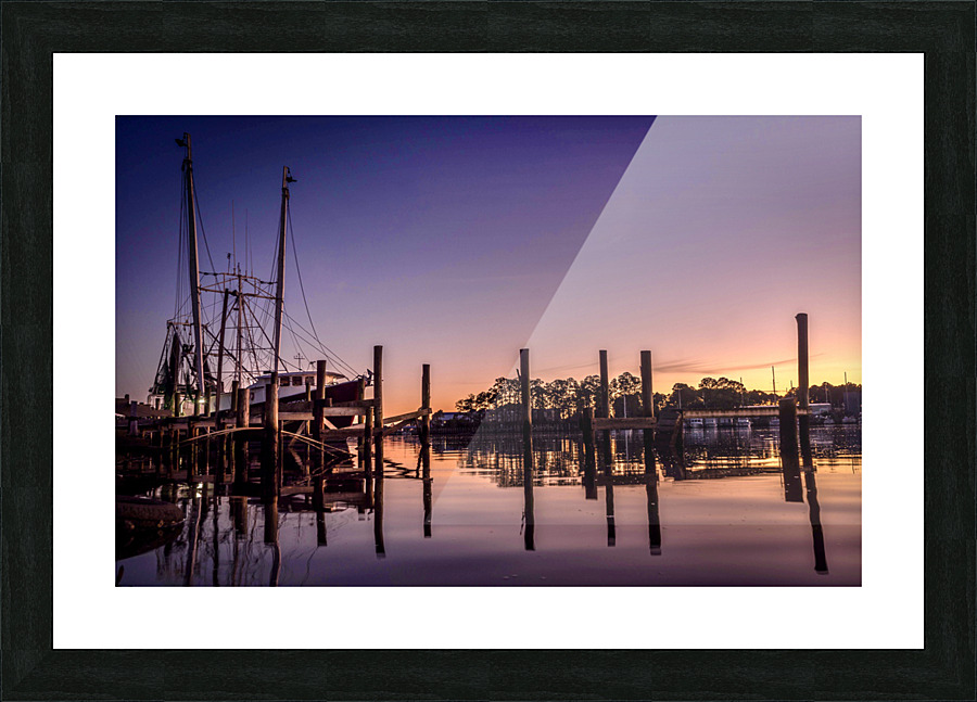 Carrabelle Harbor  Picture Frame print