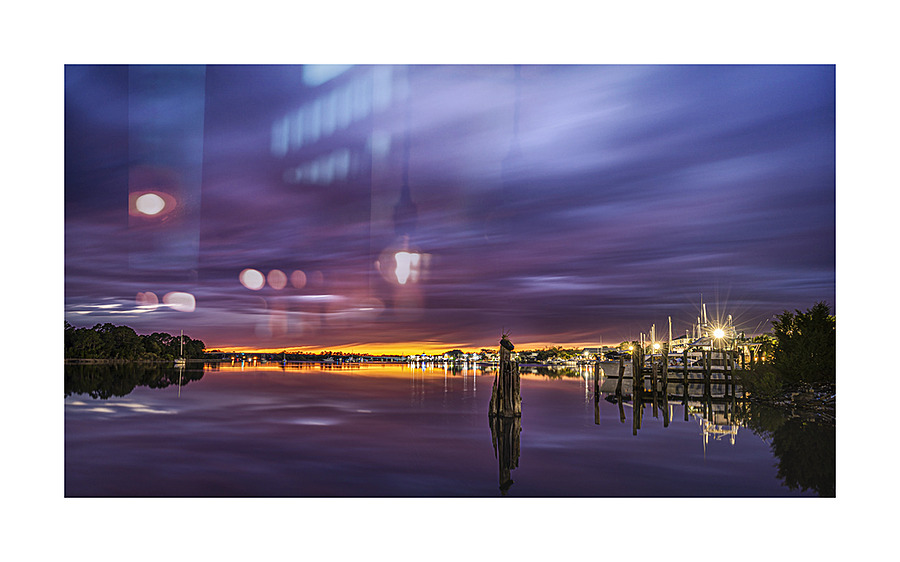 Carrabelle Harbor  Picture Frame print